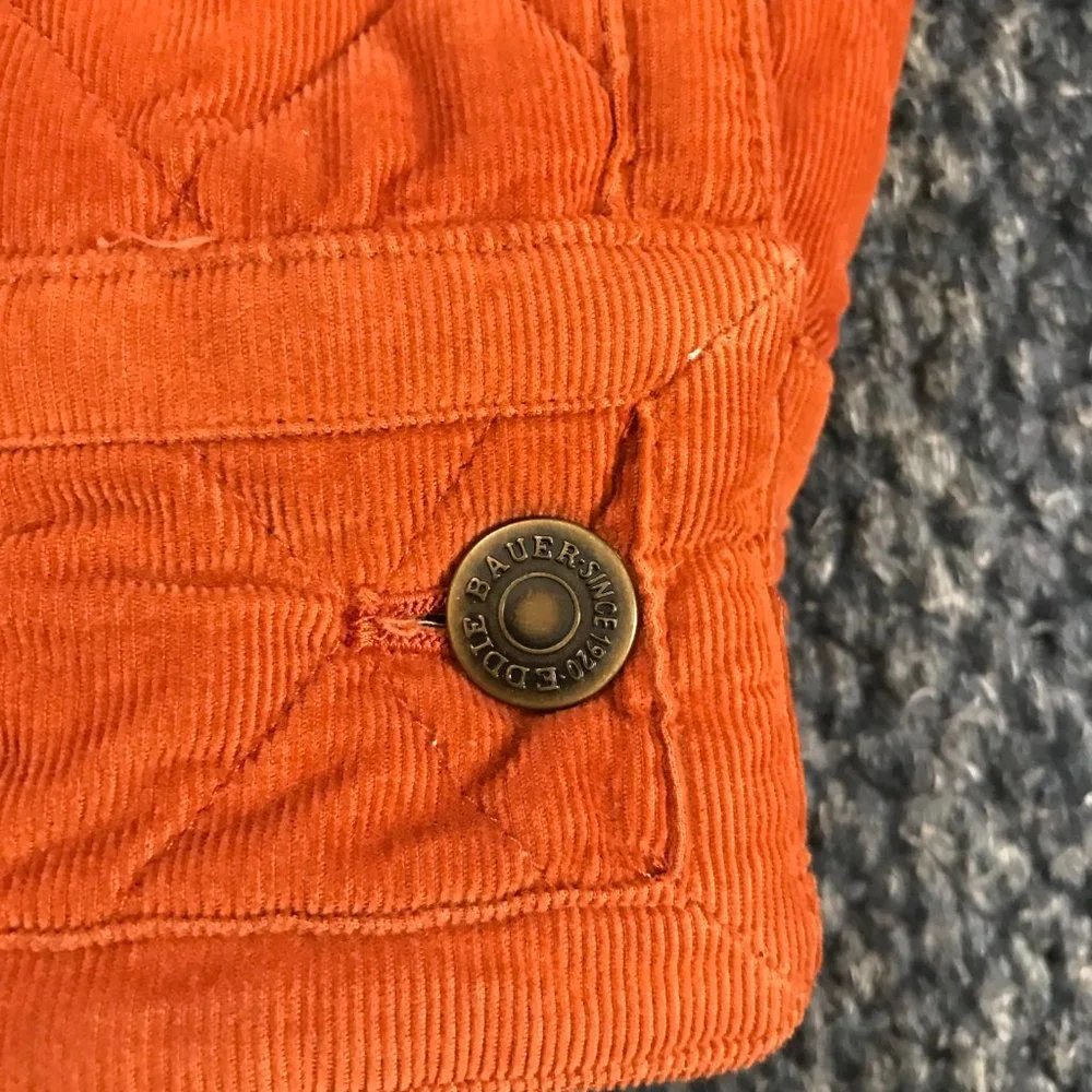 Vintage Eddie Bauer Quilted Jacket, Rust Colored, Size Medium - Picture 7 of 9